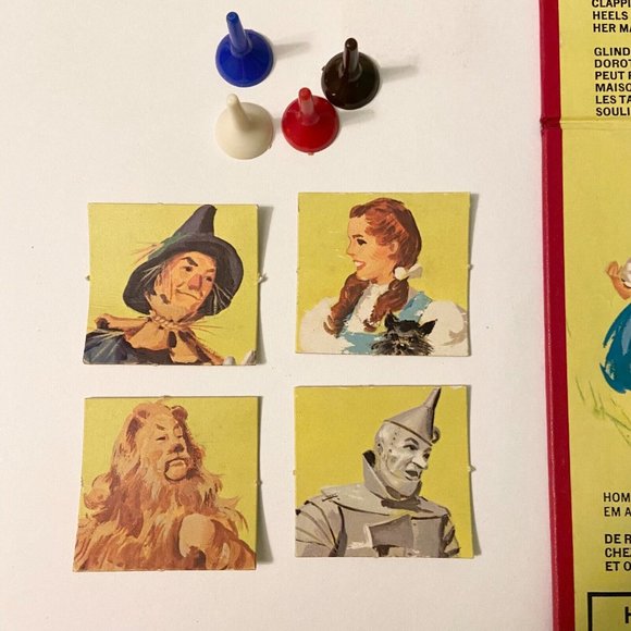 Vintage 1974 Wizard of Oz Board Game Cadaco Bilingual French Game Complete - Picture 8 of 12
